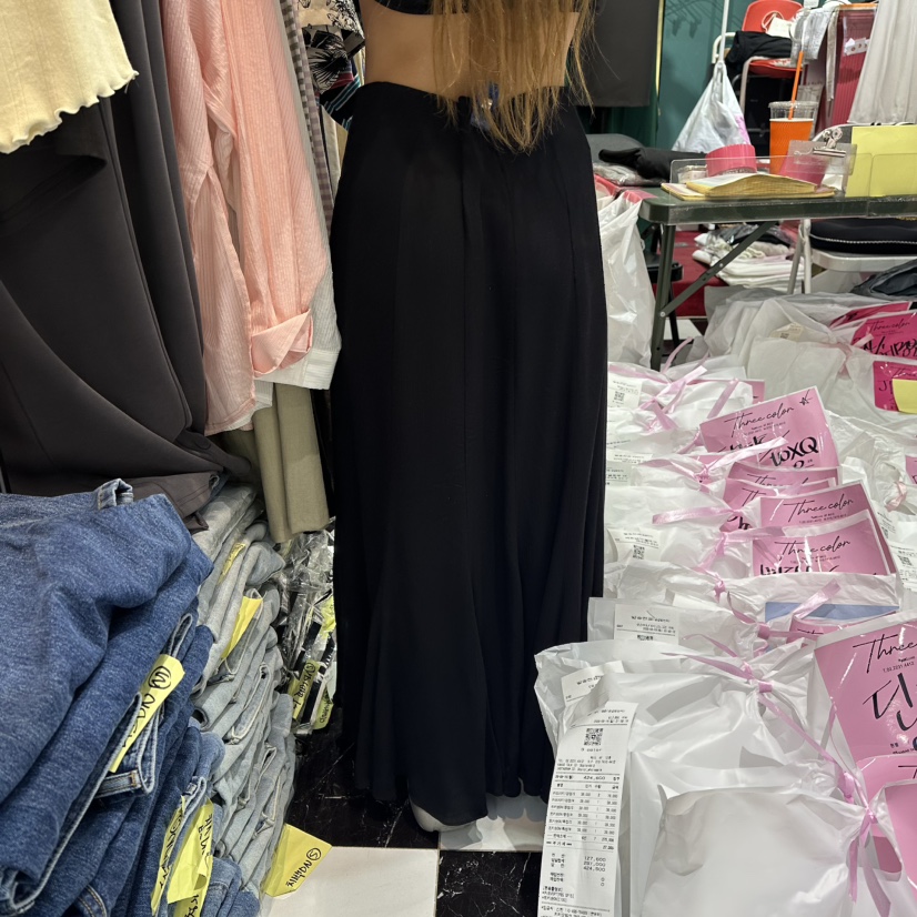 3COLOR韓國直郵女裝新款連衣裙不含圍巾Three color連衣裙