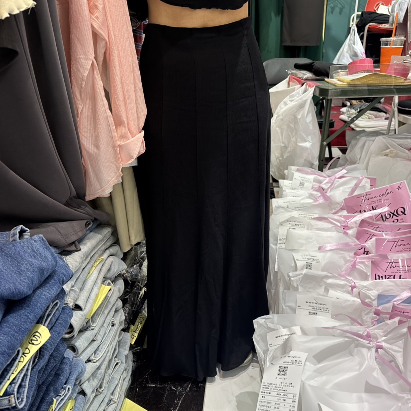 3COLOR韓國直郵女裝新款連衣裙不含圍巾Three color連衣裙圖色2