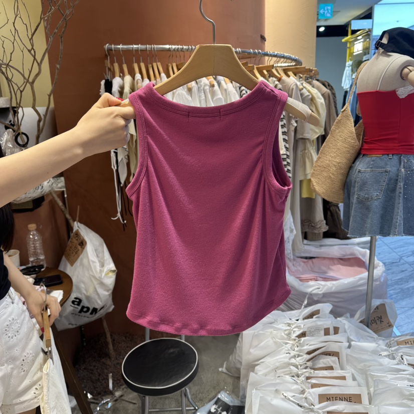 MIENNE東大門實拍韓國女裝新品推薦26夏季熱賣時尚吊帶背心MIENNE吊帶/背心