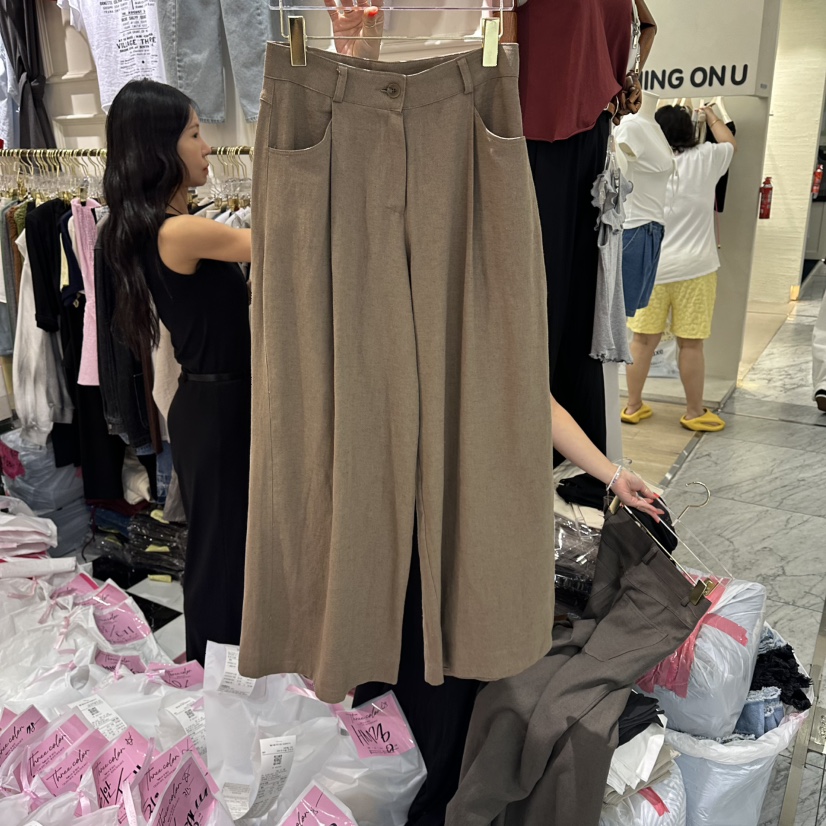 3COLOR韓國東大門直郵女裝新款熱賣休閑褲Three color休閑褲圖色1
