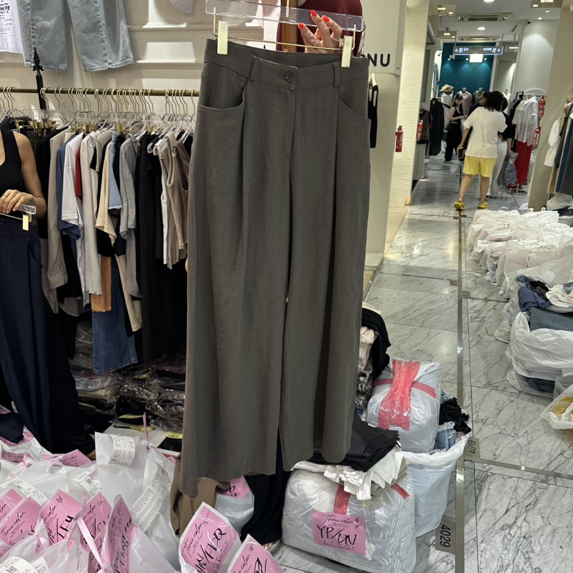 3COLOR韓國東大門直郵女裝新款熱賣休閑褲Three color休閑褲圖色2