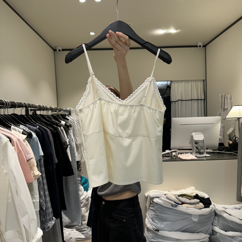 RE STOCK韓國東大門直郵女裝新品熱賣26夏季人氣吊帶背心RE STOCK吊帶/背心
