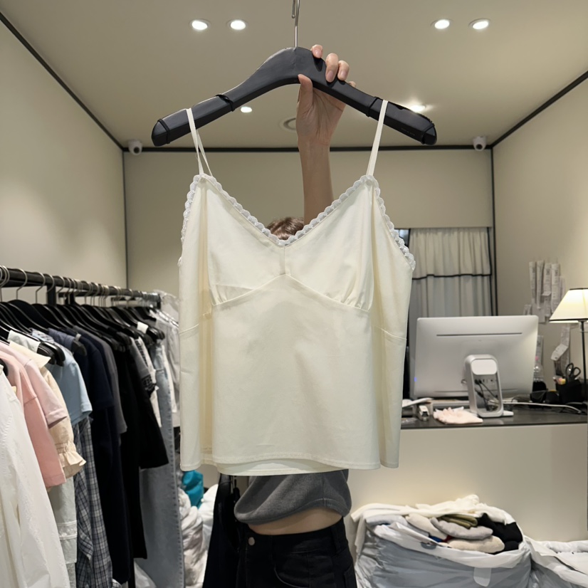 RE STOCK韓國東大門直郵女裝新品熱賣26夏季人氣吊帶背心RE STOCK吊帶/背心圖色1