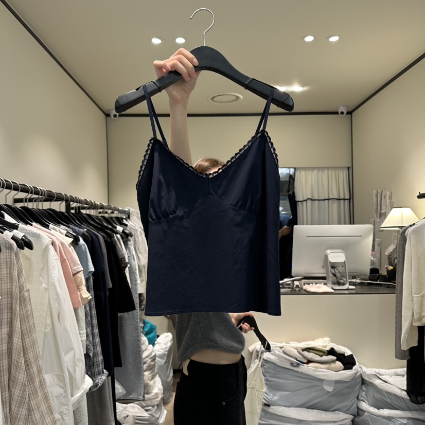 RE STOCK韓國東大門直郵女裝新品熱賣26夏季人氣吊帶背心RE STOCK吊帶/背心圖色2
