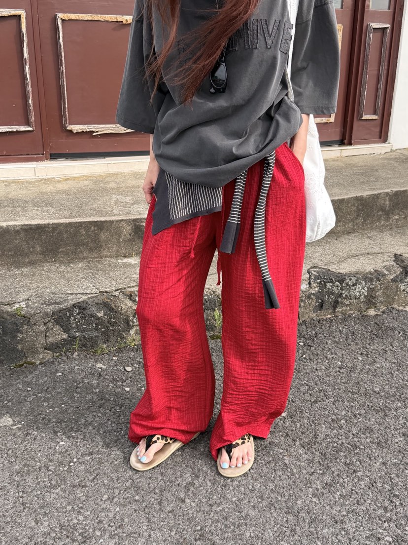 SUNDER MARKET韓國直郵女裝新款時尚26夏季推薦熱賣休閑褲SUNDER MARKET休閑褲