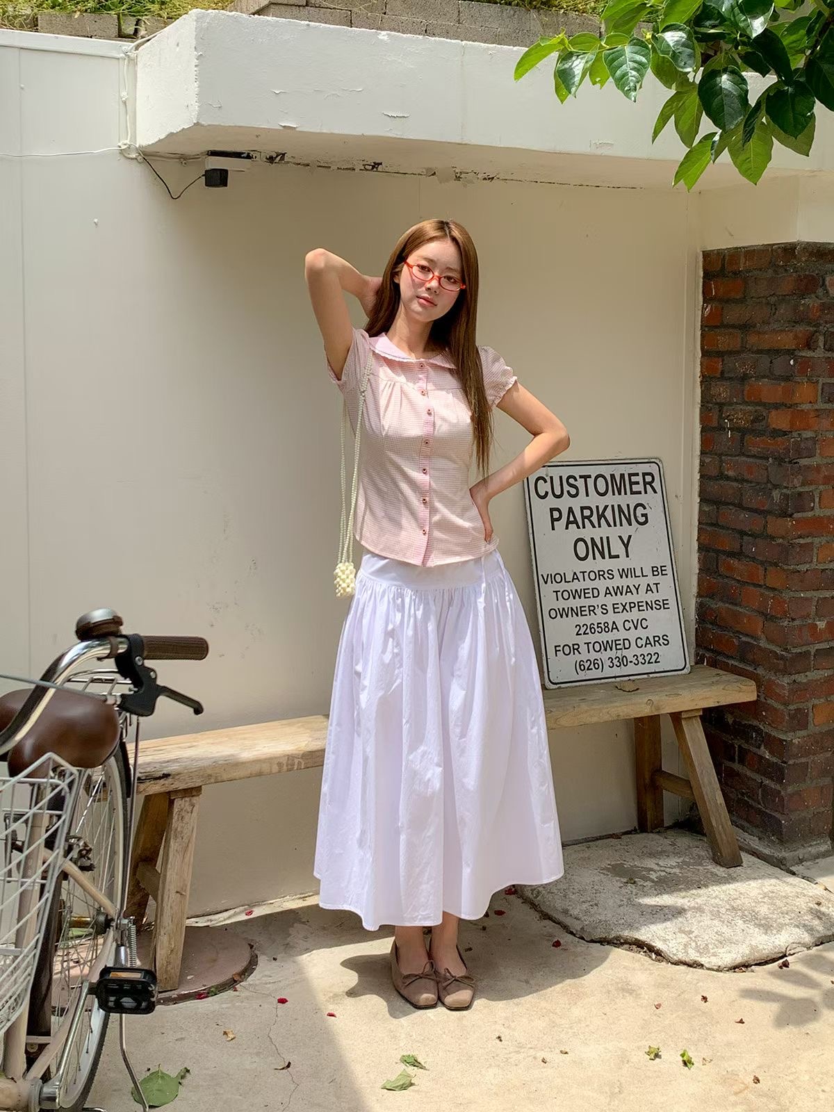 아카시아-T韓國直郵女士新品時尚人氣熱賣26夏季推薦長裙acacia-2件起訂長裙