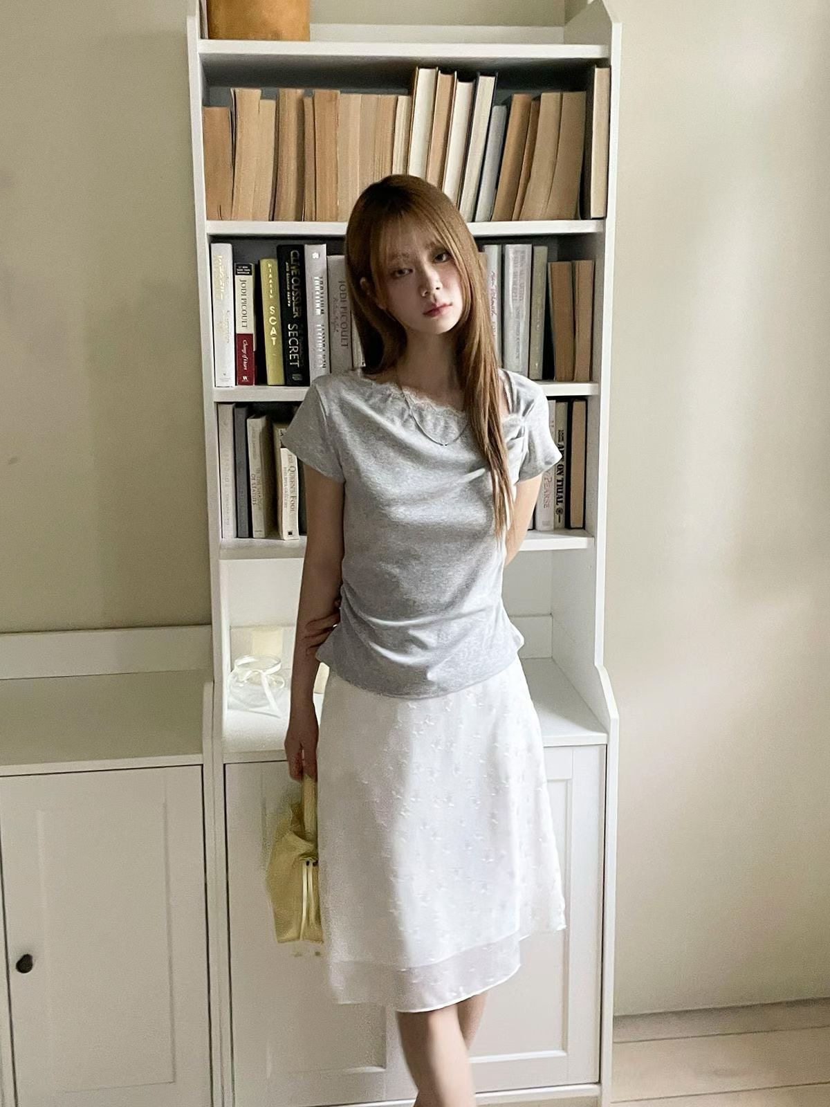 아카시아-T韓國東大門直郵女裝新款時尚熱賣半身裙中短裙acacia-2件起訂半身裙/中短裙