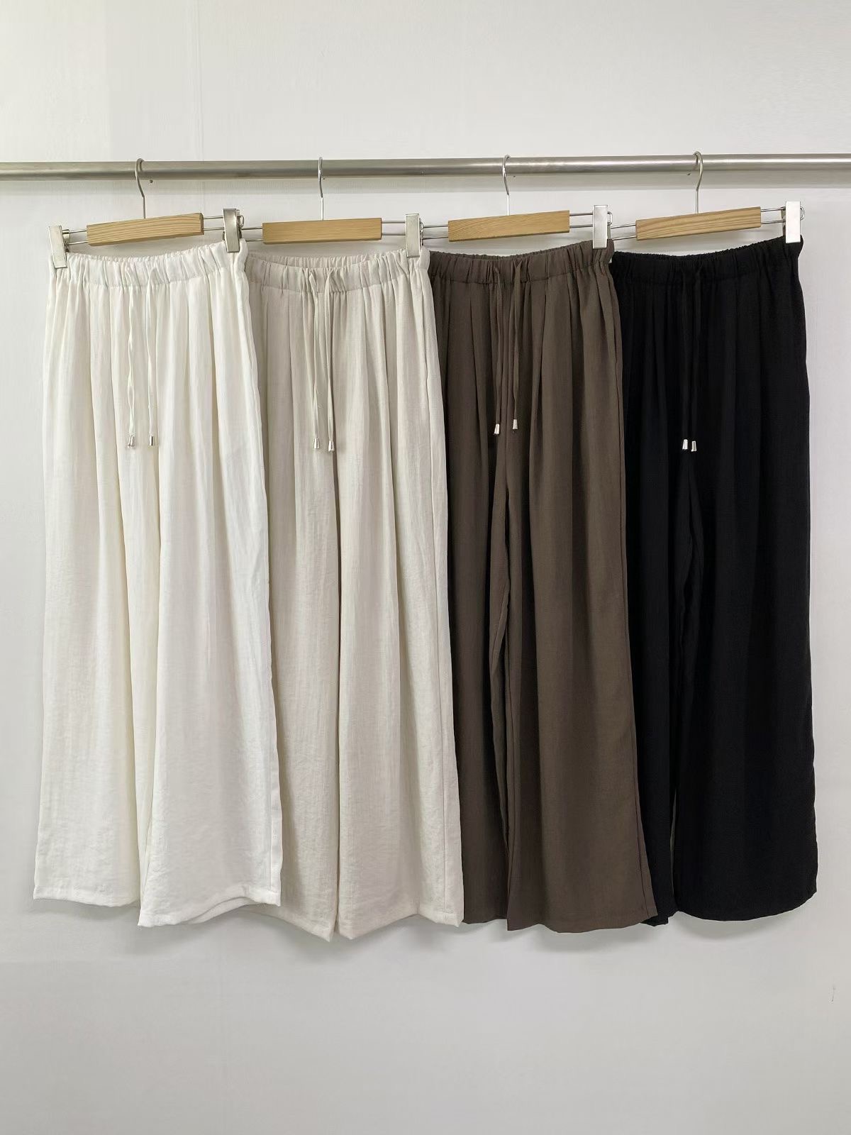 아카시아-T韓國東大門代購女士新品熱賣人氣休閑褲闊腿褲acacia-2件起訂休閑褲圖色2左二色