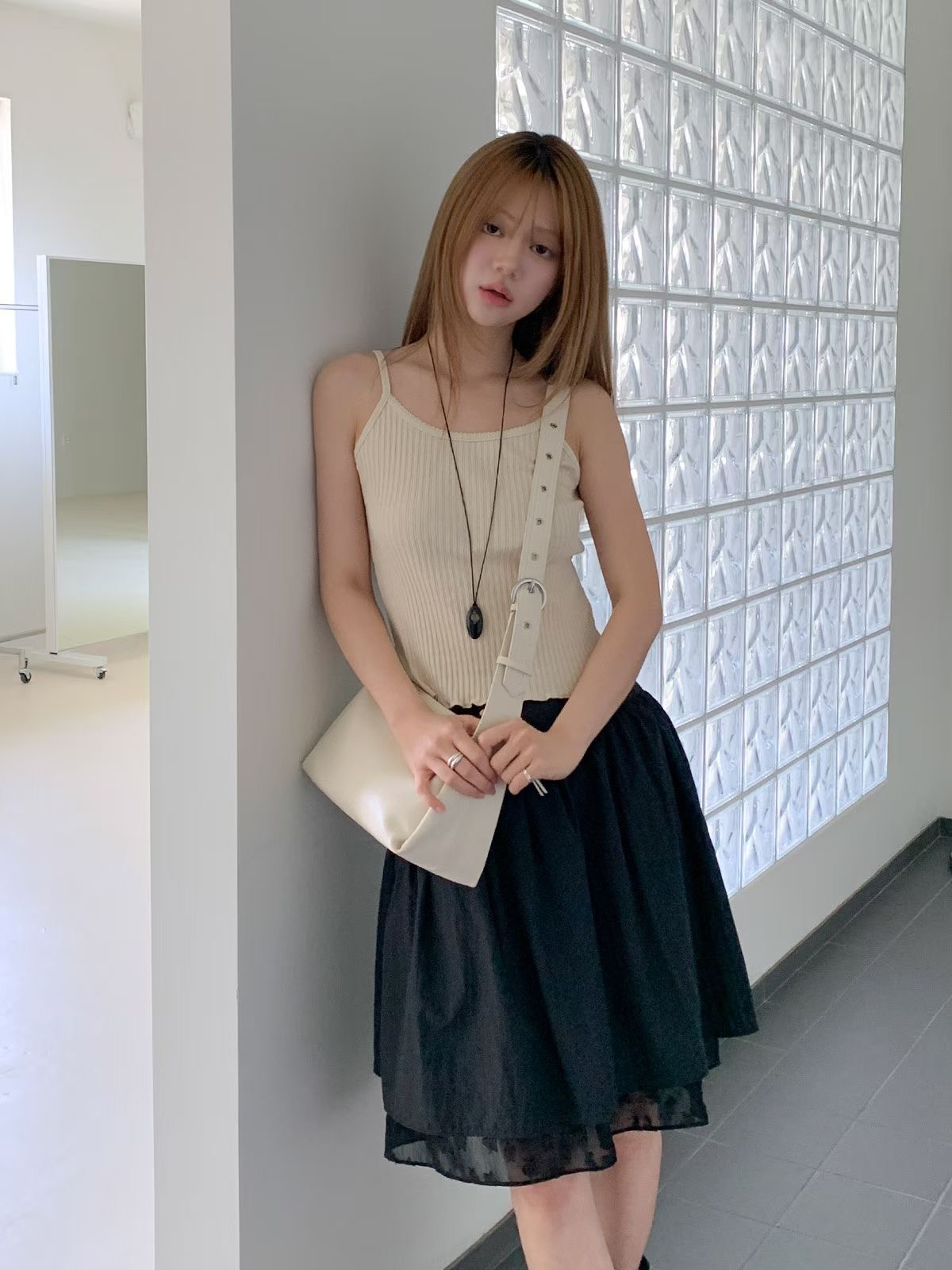 아카시아-T韓國直郵女士新品休閑時尚人氣熱賣半身裙中短裙acacia-2件起訂半身裙/中短裙