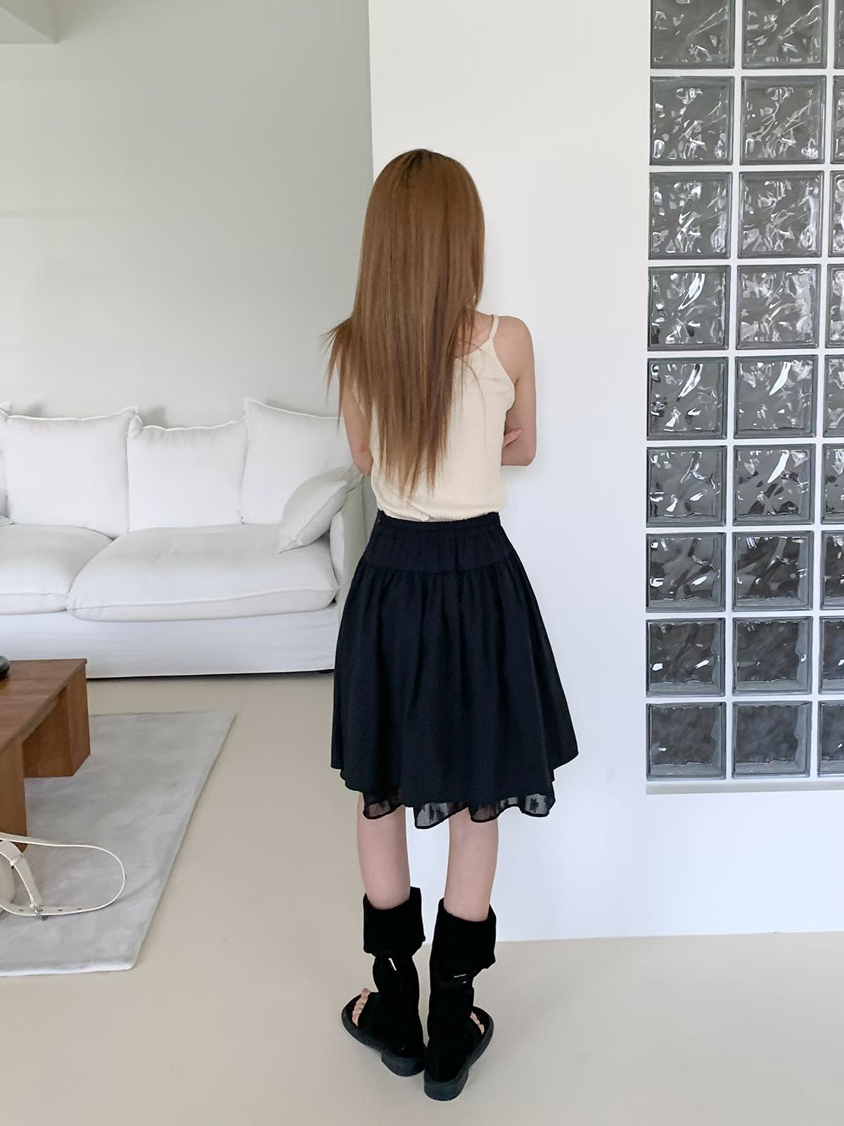 아카시아-T韓國直郵女士新品休閑時尚人氣熱賣半身裙中短裙acacia-2件起訂半身裙/中短裙