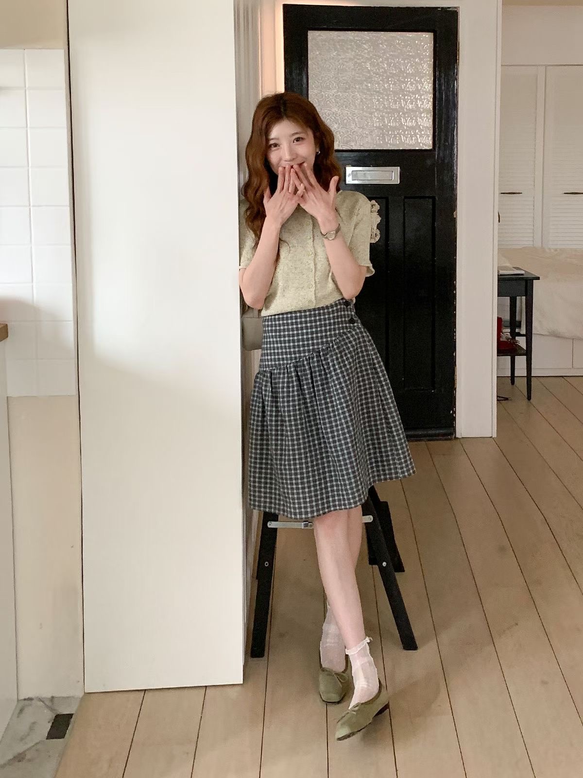 아카시아-T韓國直郵實拍女士新款熱賣26夏季半身裙中短裙acacia-2件起訂半身裙/中短裙