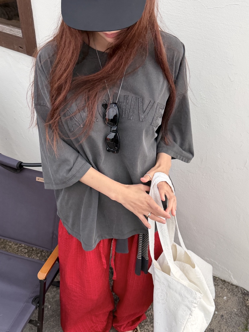 SUNDER MARKET韓國代購女士新品熱賣人氣時尚T恤不含配飾SUNDER MARKETT恤