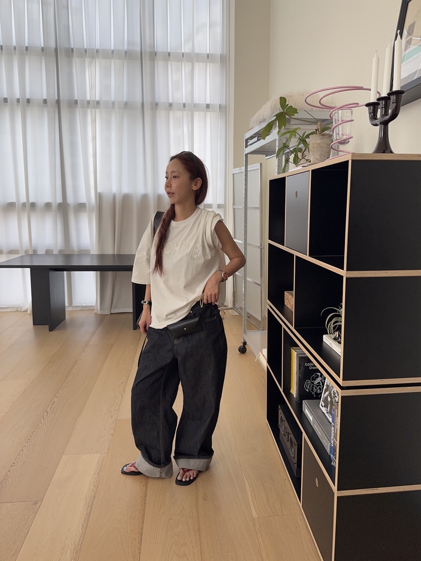 SUNDER MARKET韓國代購女士新品熱賣人氣時尚T恤不含配飾SUNDER MARKETT恤