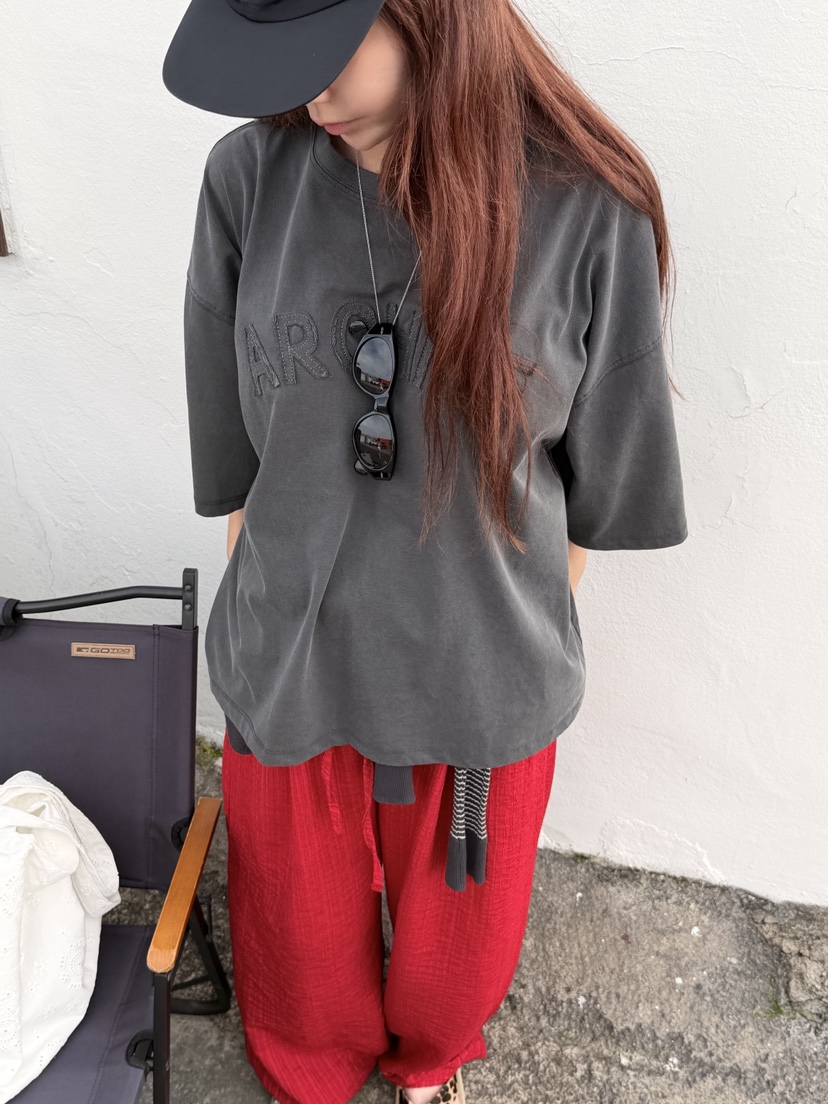 SUNDER MARKET韓國代購女士新品熱賣人氣時尚T恤不含配飾SUNDER MARKETT恤圖色4