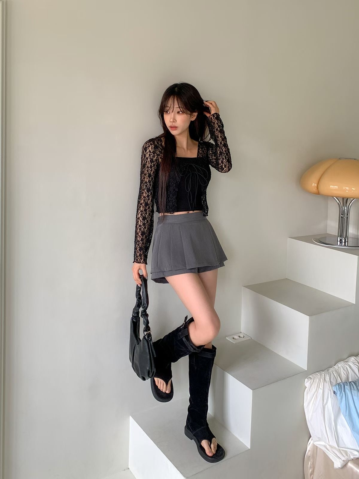 아카시아-T韓國東大門直郵女裝新款人氣26夏季休閑熱賣裙褲acacia-2件起訂裙褲