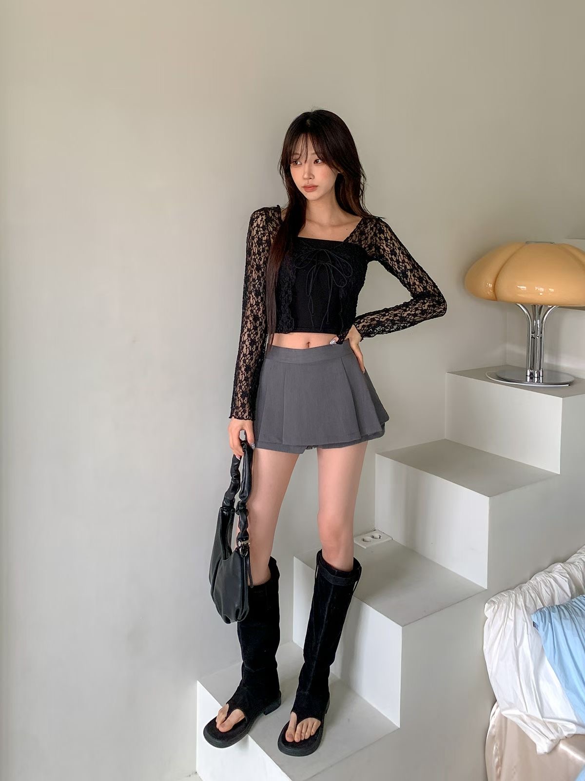 아카시아-T韓國東大門直郵女裝新款人氣26夏季休閑熱賣裙褲acacia-2件起訂裙褲