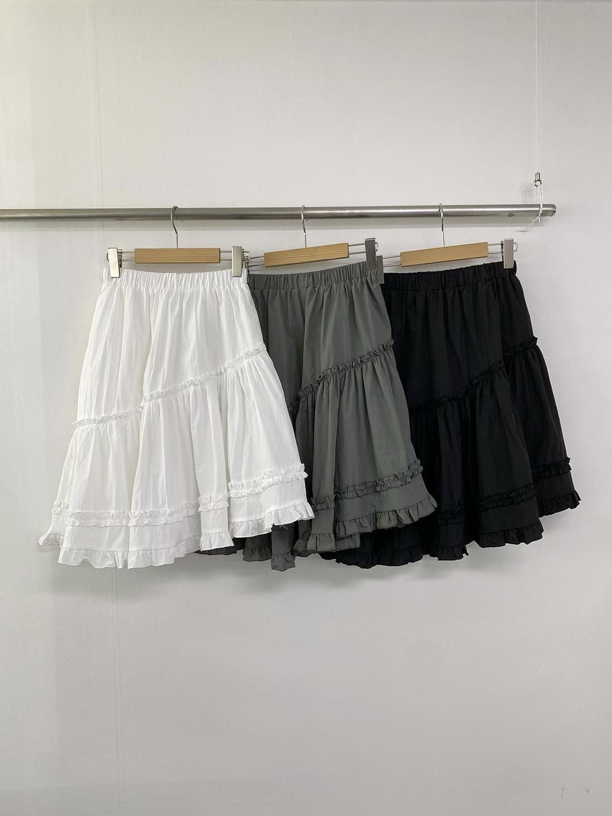 아카시아-T韓國直郵女裝新款26夏季推薦休閑半身裙中短裙acacia-2件起訂半身裙/中短裙圖色3左三色