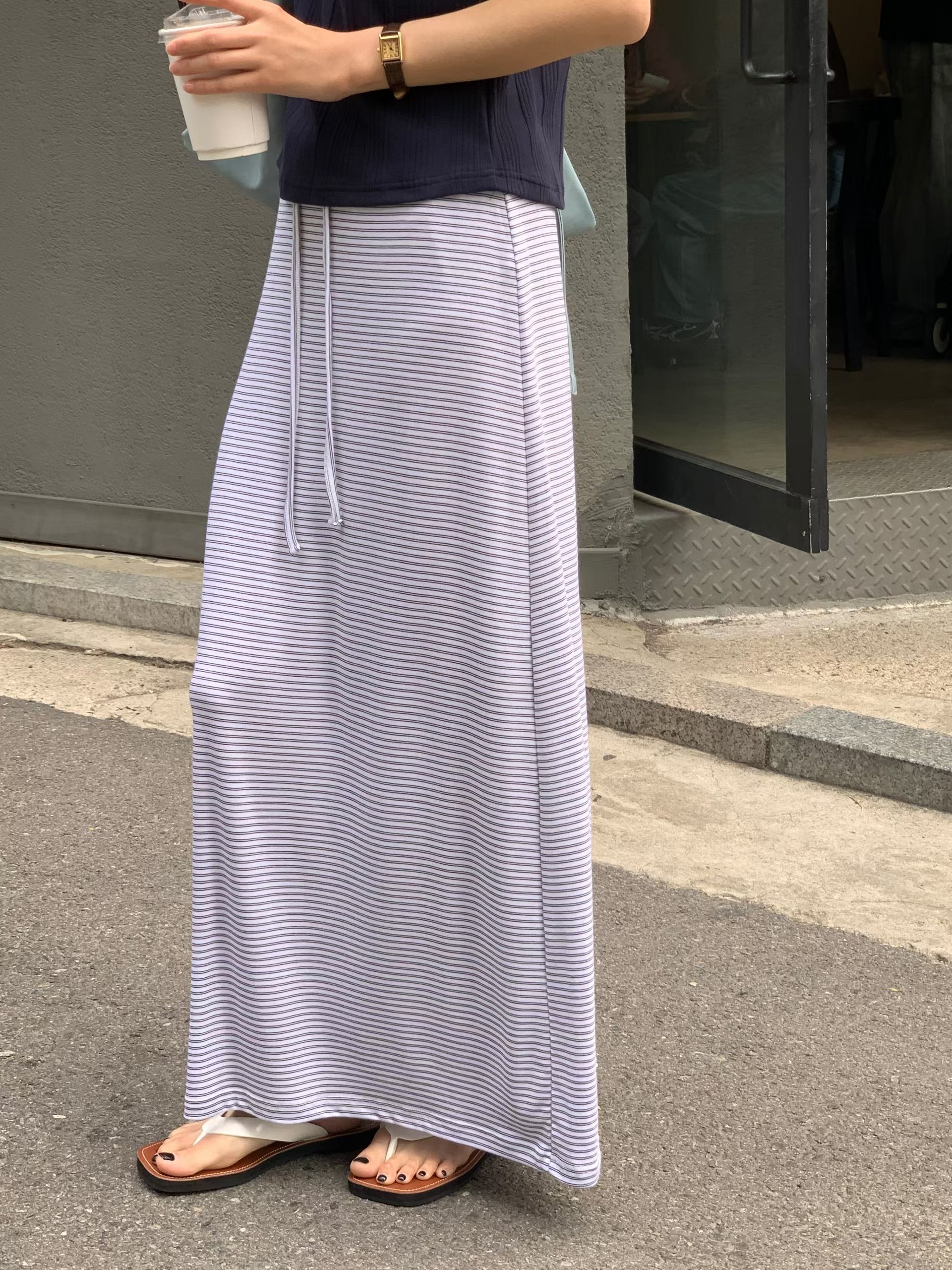 AREING韓國直郵實拍女士新款推薦人氣休閑時尚26夏季長裙天絲AREING-2件起長裙