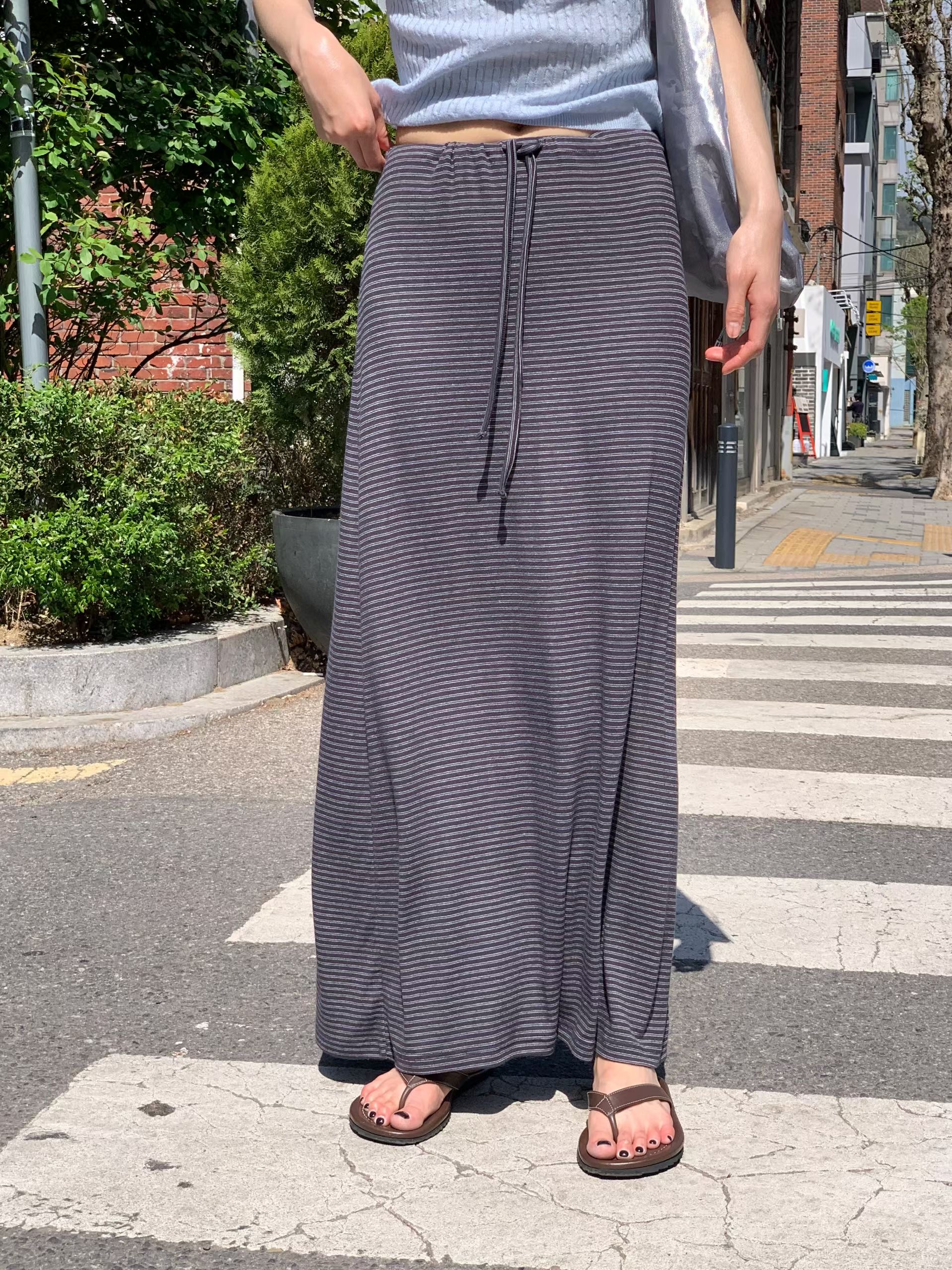 AREING韓國直郵實拍女士新款推薦人氣休閑時尚26夏季長裙天絲AREING-2件起長裙