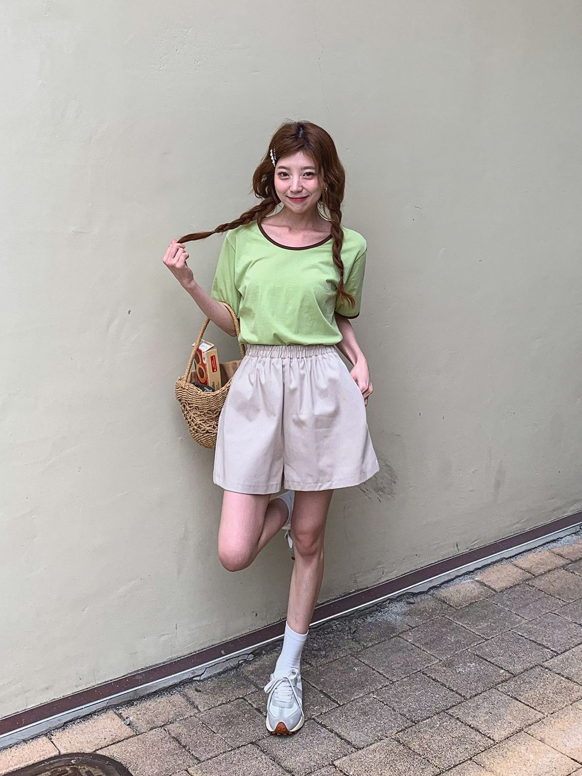 아카시아-T韓國代購女裝新款推薦人氣時尚26夏季熱賣短褲acacia-2件起訂短褲