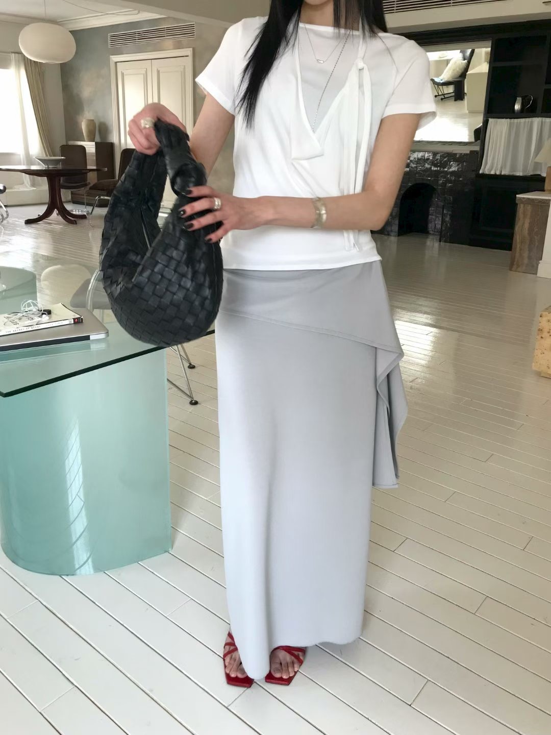 AVANDACE東大門實拍韓國女士新款推薦休閑人氣26夏季長裙AVANDACE長裙圖色2