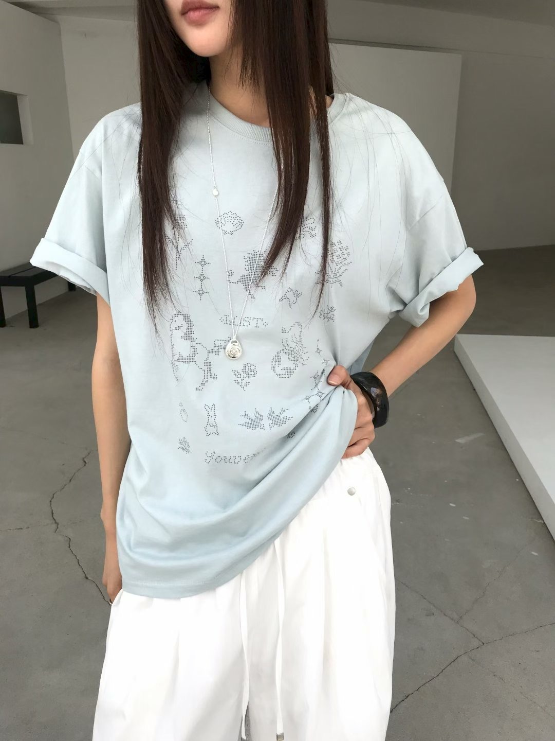 AVANDACE韓國東大門代購女士新品熱賣休閑時尚26夏季推薦T恤AVANDACET恤圖色1