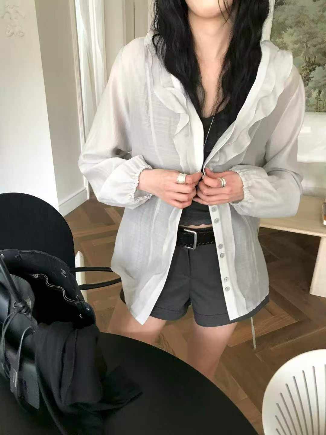 AVANDACE韓國東大門代購女士新款休閑熱賣推薦襯衫蕾絲衫AVANDACE襯衫/蕾絲衫