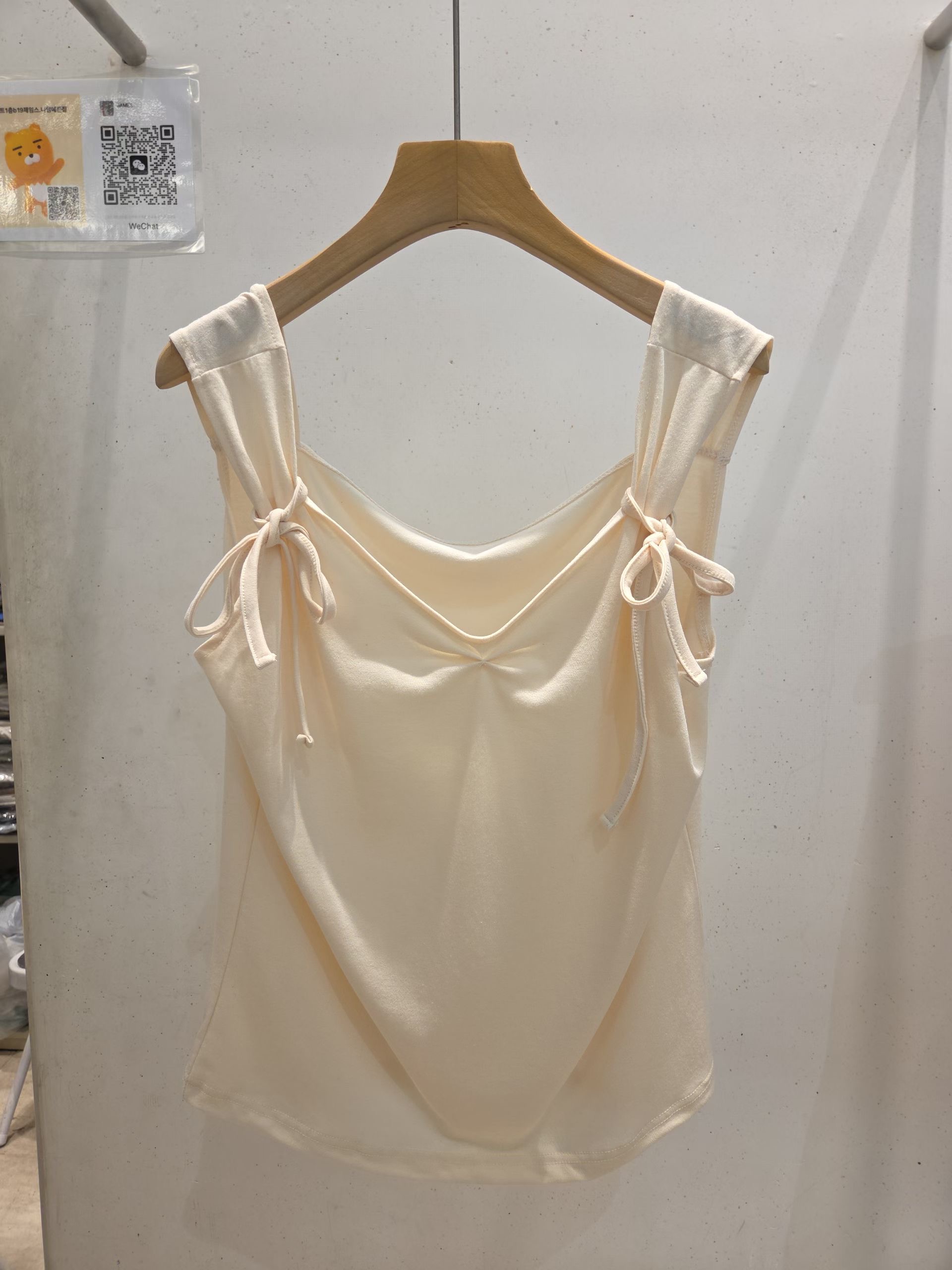 JAMES 제임스東大門實拍韓國女士新品人氣吊帶背心褶皺無袖JAMES吊帶/背心圖色2