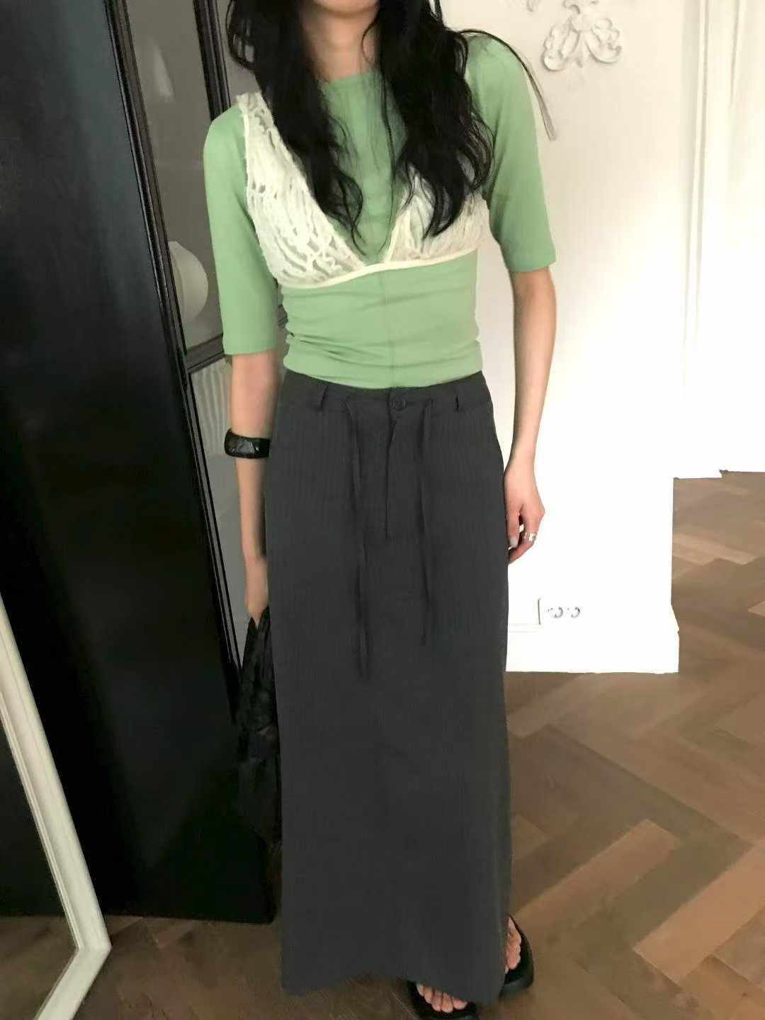 AVANDACE韓國直郵女裝新款休閑熱賣時尚人氣推薦26夏季長裙AVANDACE長裙圖色2