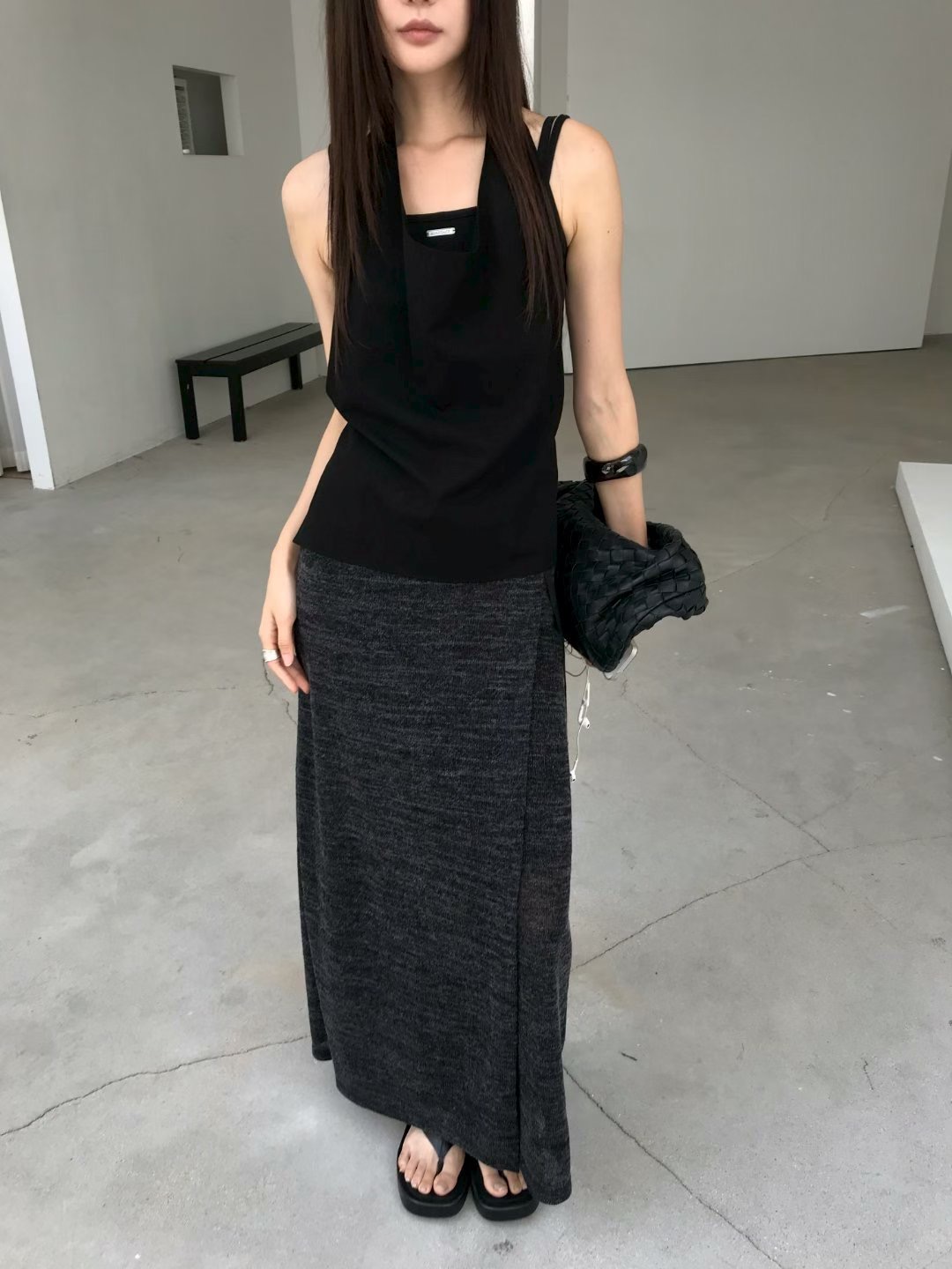 AVANDACE韓國代購女裝新品26夏季休閑熱賣人氣時尚推薦長裙AVANDACE長裙