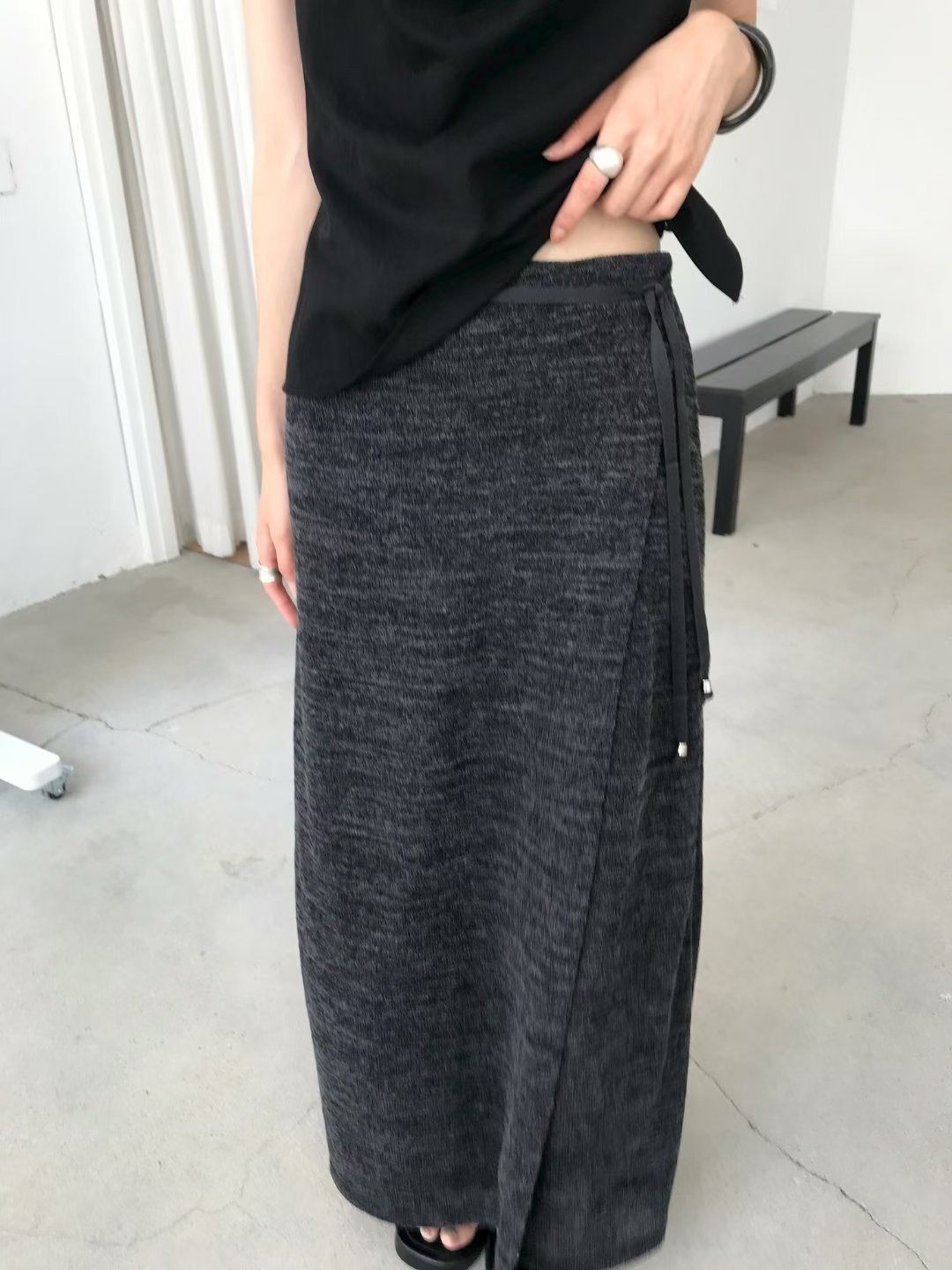 AVANDACE韓國代購女裝新品26夏季休閑熱賣人氣時尚推薦長裙AVANDACE長裙圖色2