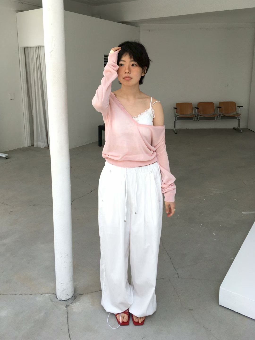 AVANDACE韓國東大門直郵女士新品人氣時尚推薦26夏季休閑褲AVANDACE休閑褲圖色1