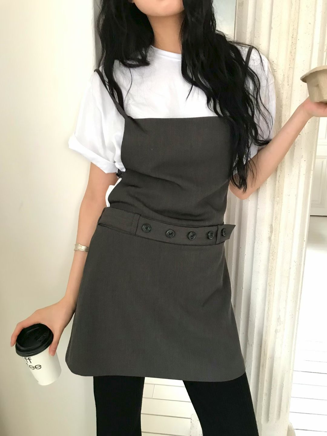 AVANDACE東大門實拍韓國女士新品時尚熱賣連衣裙不含內搭AVANDACE連衣裙圖色1