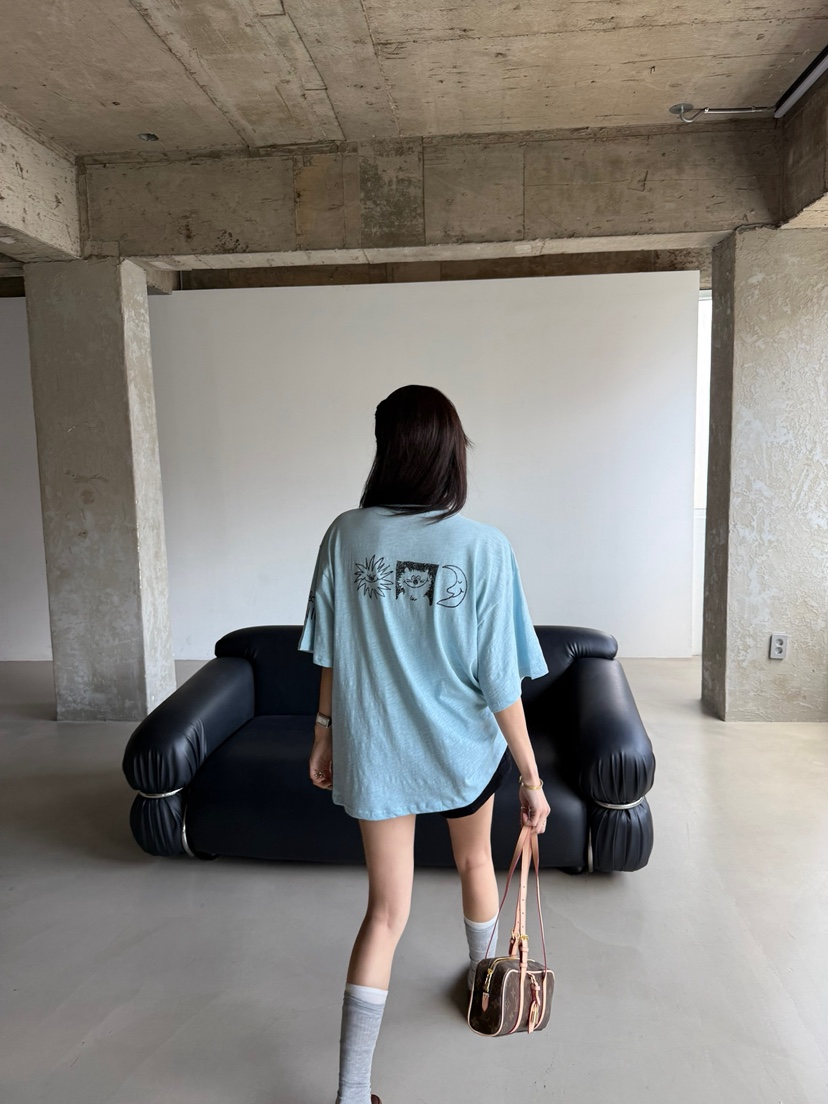 SOLAR韓國直郵女士新品時尚26夏季熱賣人氣推薦休閑T恤SOLART恤