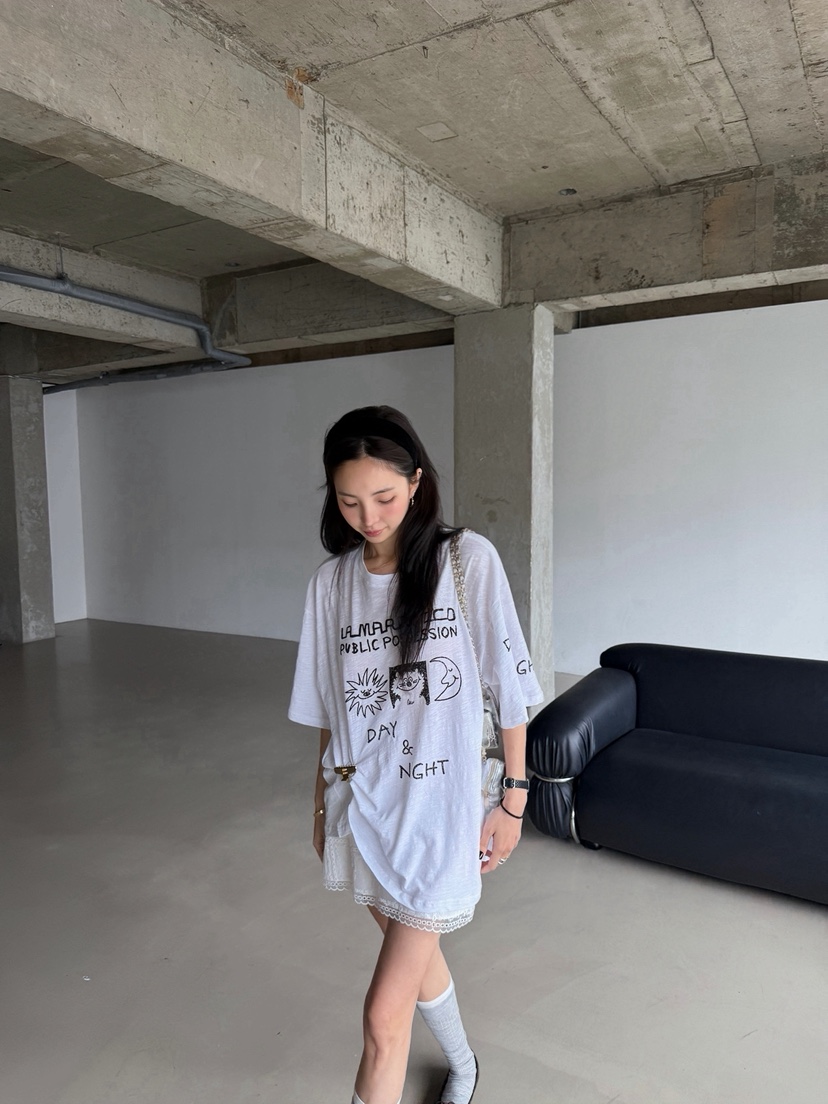 SOLAR韓國直郵女士新品時尚26夏季熱賣人氣推薦休閑T恤SOLART恤圖色2