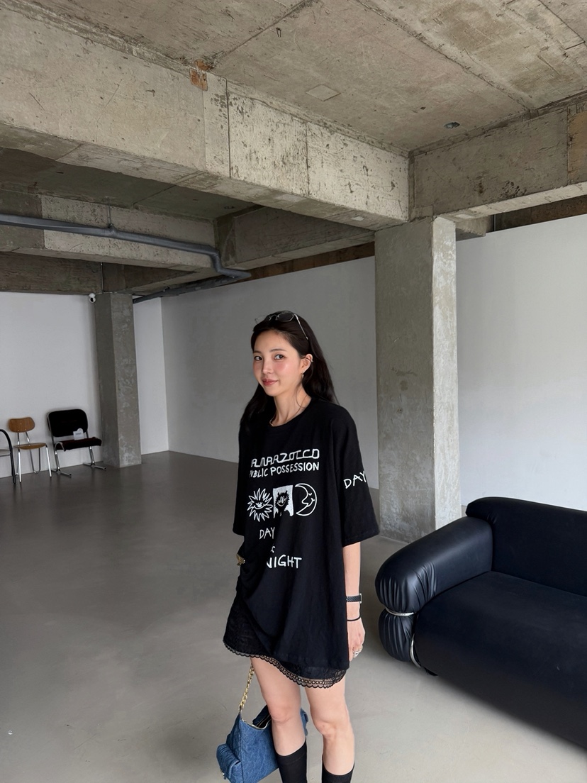 SOLAR韓國直郵女士新品時尚26夏季熱賣人氣推薦休閑T恤SOLART恤圖色3