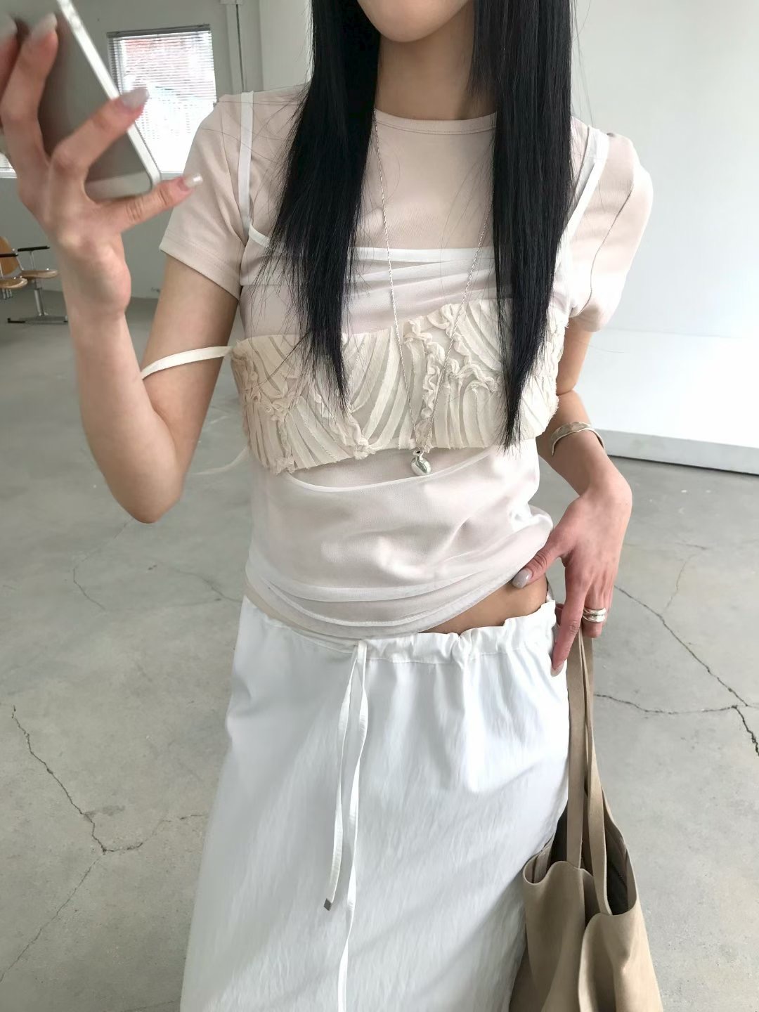 AVANDACE韓國代購女裝新款26夏季熱賣時尚吊帶背心不含內搭AVANDACE吊帶/背心圖色1