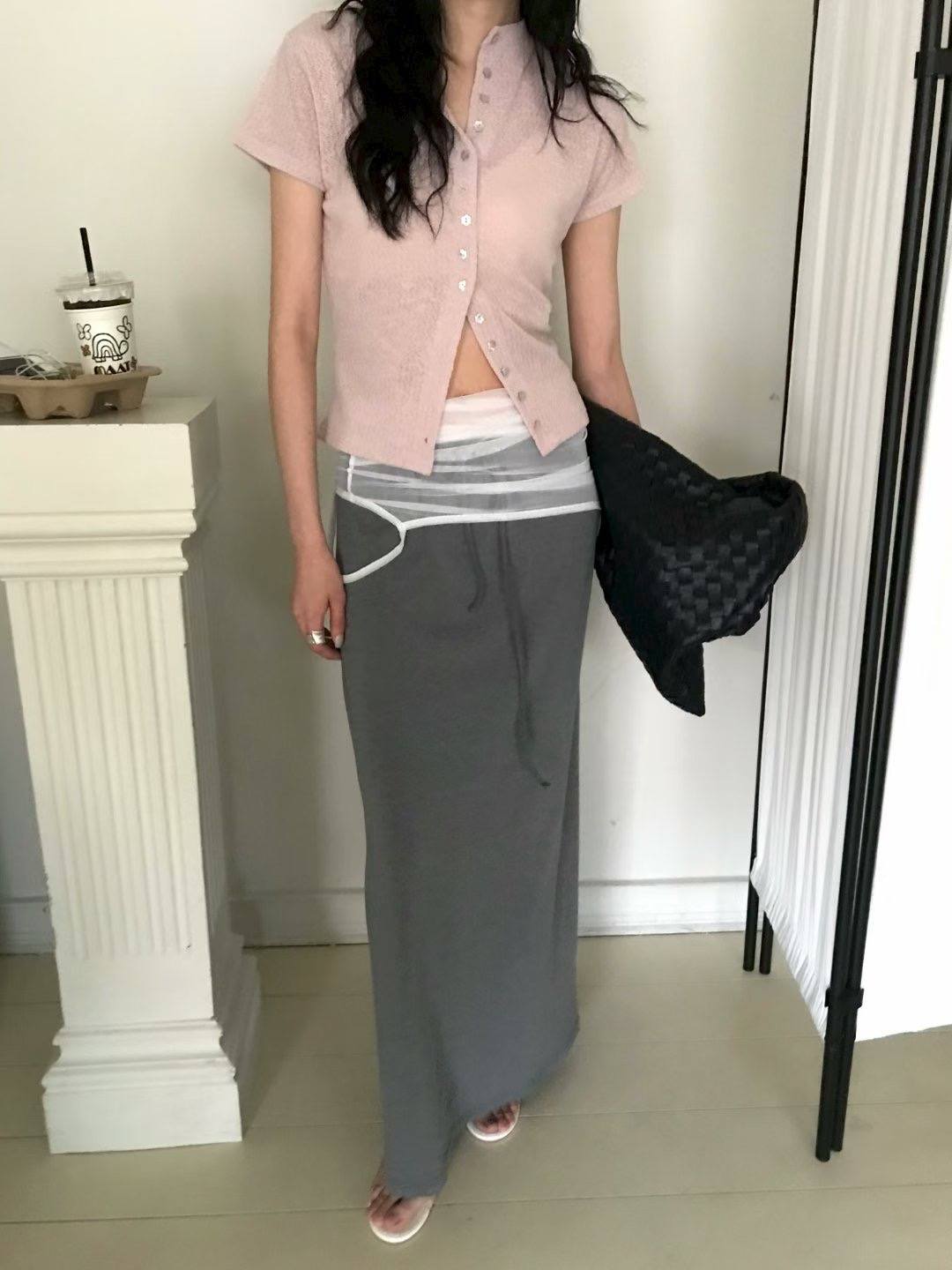 AVANDACE東大門實拍韓國女士新款熱賣時尚26夏季針織衫紐扣AVANDACE針織衫