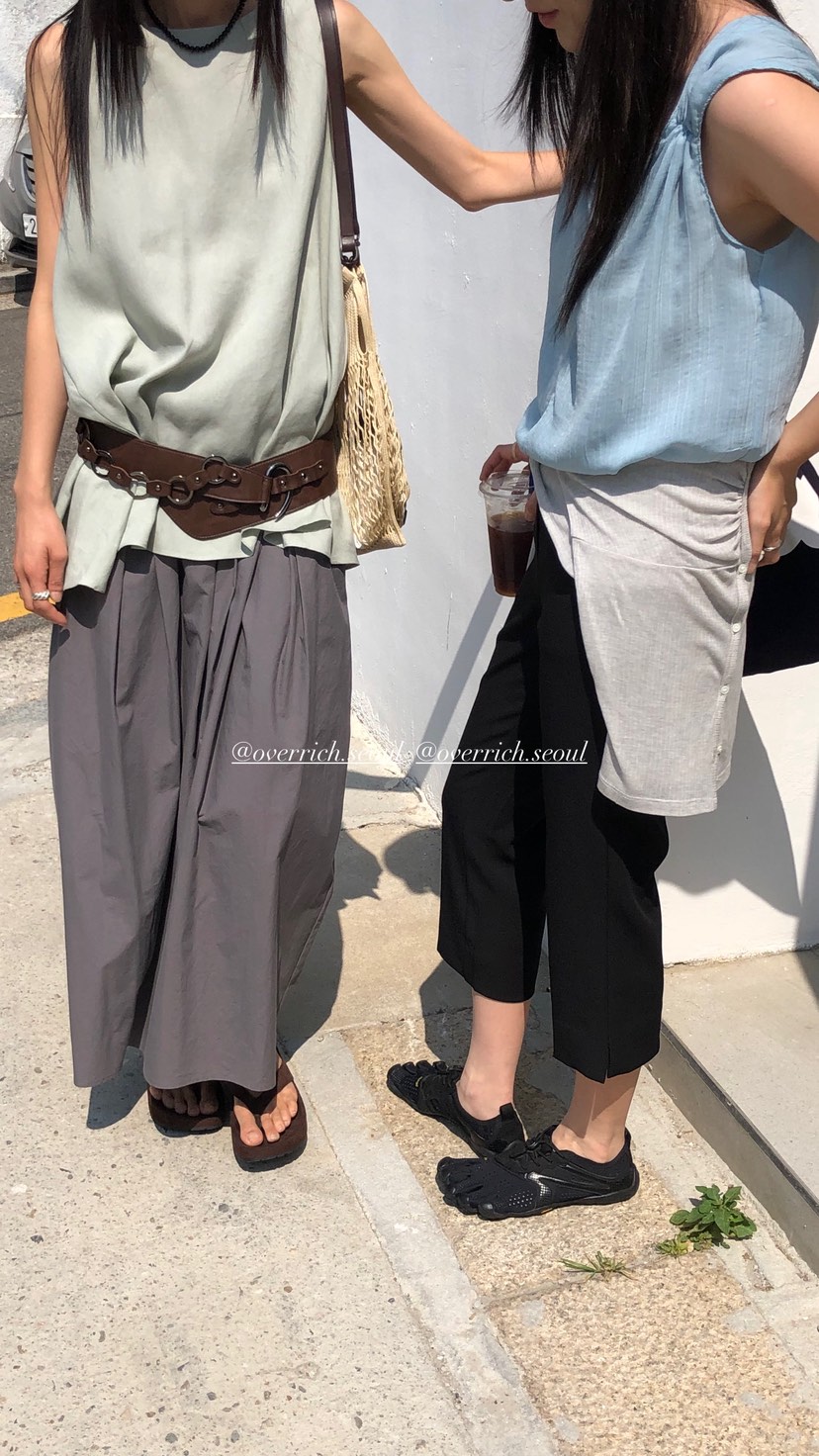 OVER RICH東大門實拍韓國女裝新款時尚休閑人氣熱賣長裙OVER RICH長裙