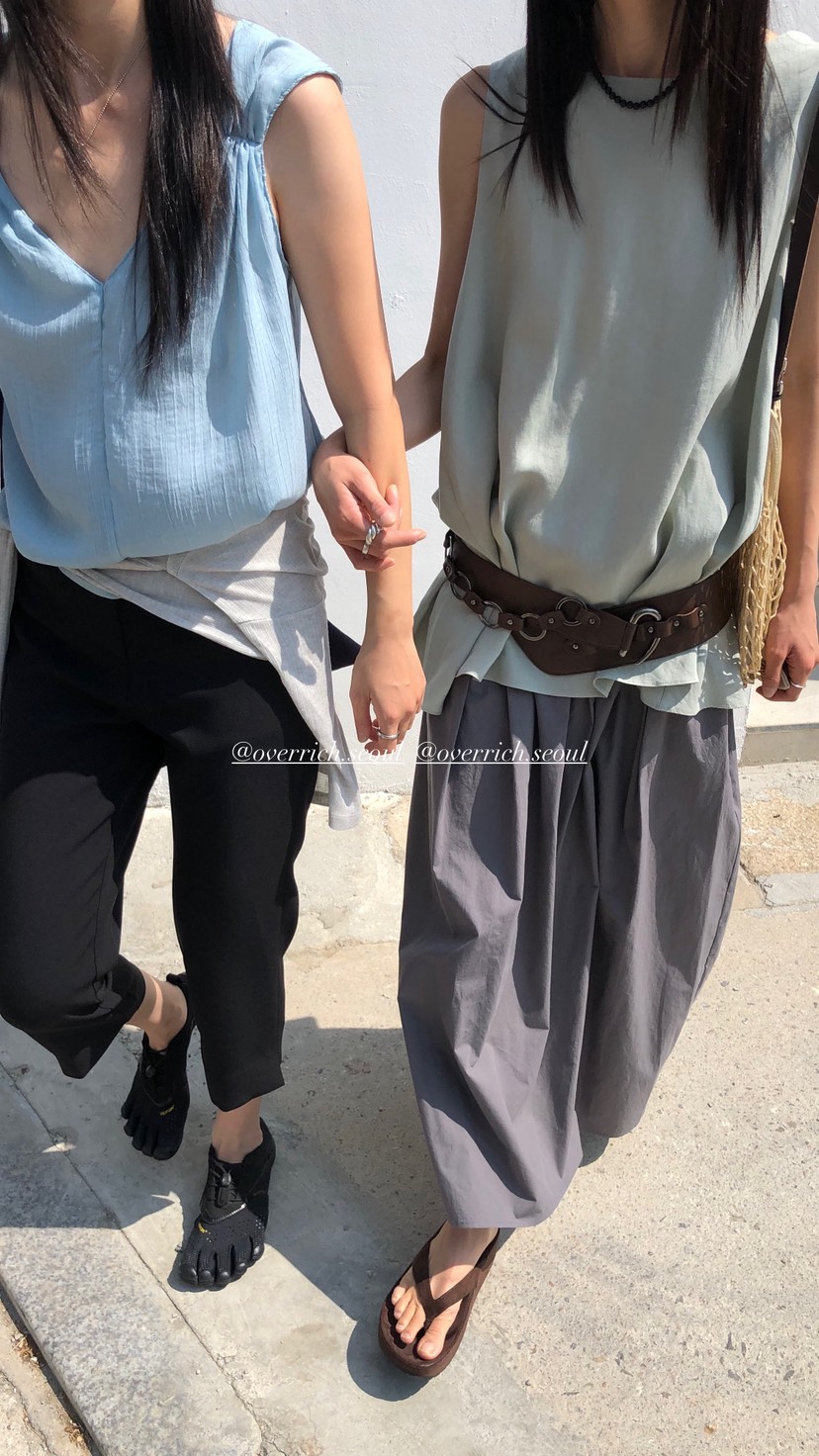 OVER RICH東大門實拍韓國女裝新款時尚休閑人氣熱賣長裙OVER RICH長裙