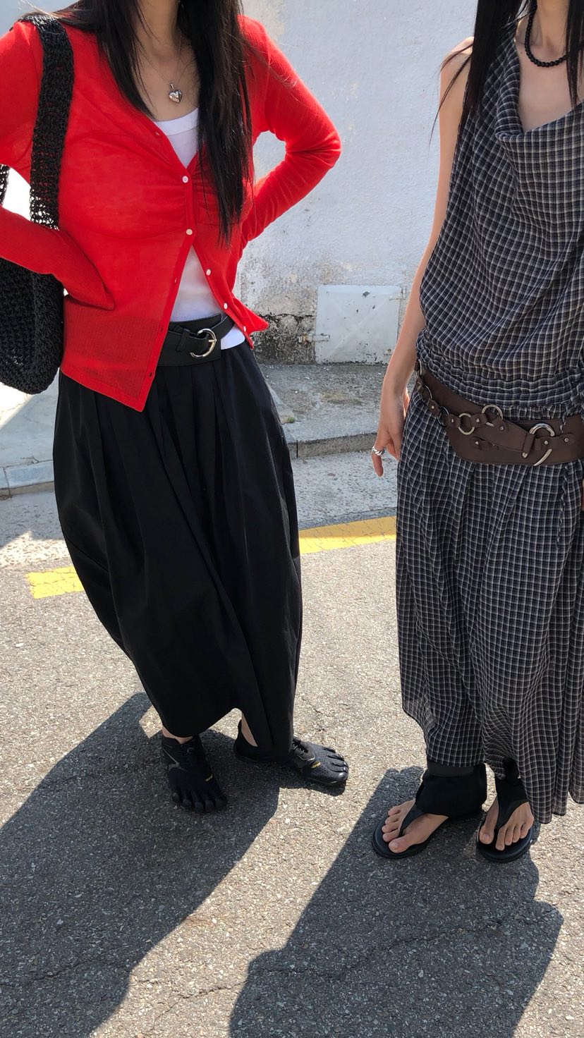 OVER RICH東大門實拍韓國女裝新款時尚休閑人氣熱賣長裙OVER RICH長裙