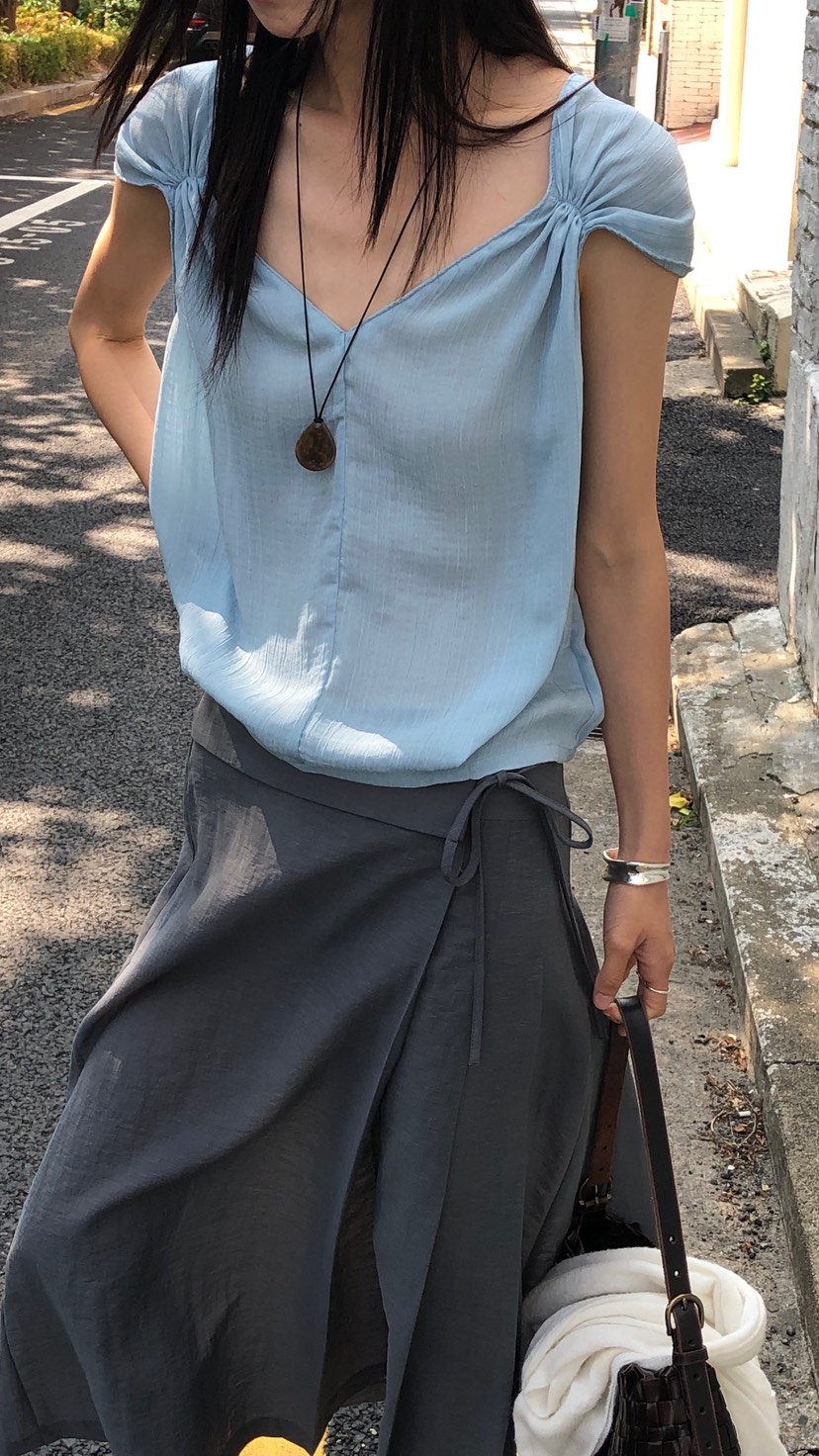 OVER RICH韓國直郵實拍女士新品推薦時尚人氣休閑吊帶背心OVER RICH吊帶/背心