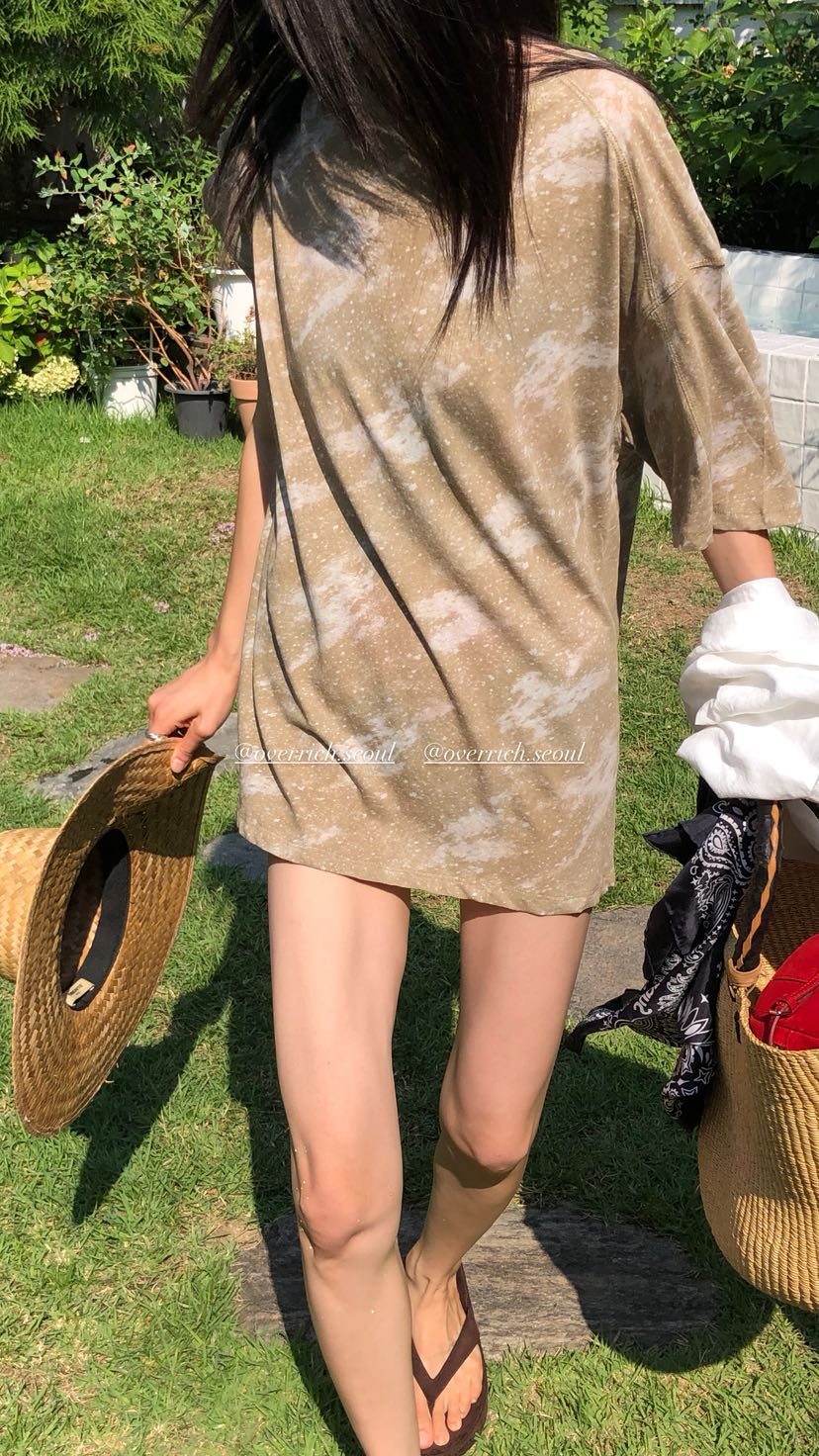 OVER RICH韓國東大門直郵女裝新款人氣26夏季時尚熱賣T恤OVER RICHT恤