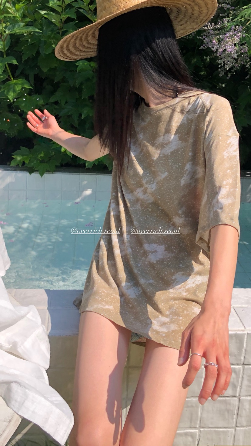 OVER RICH韓國東大門直郵女裝新款人氣26夏季時尚熱賣T恤OVER RICHT恤