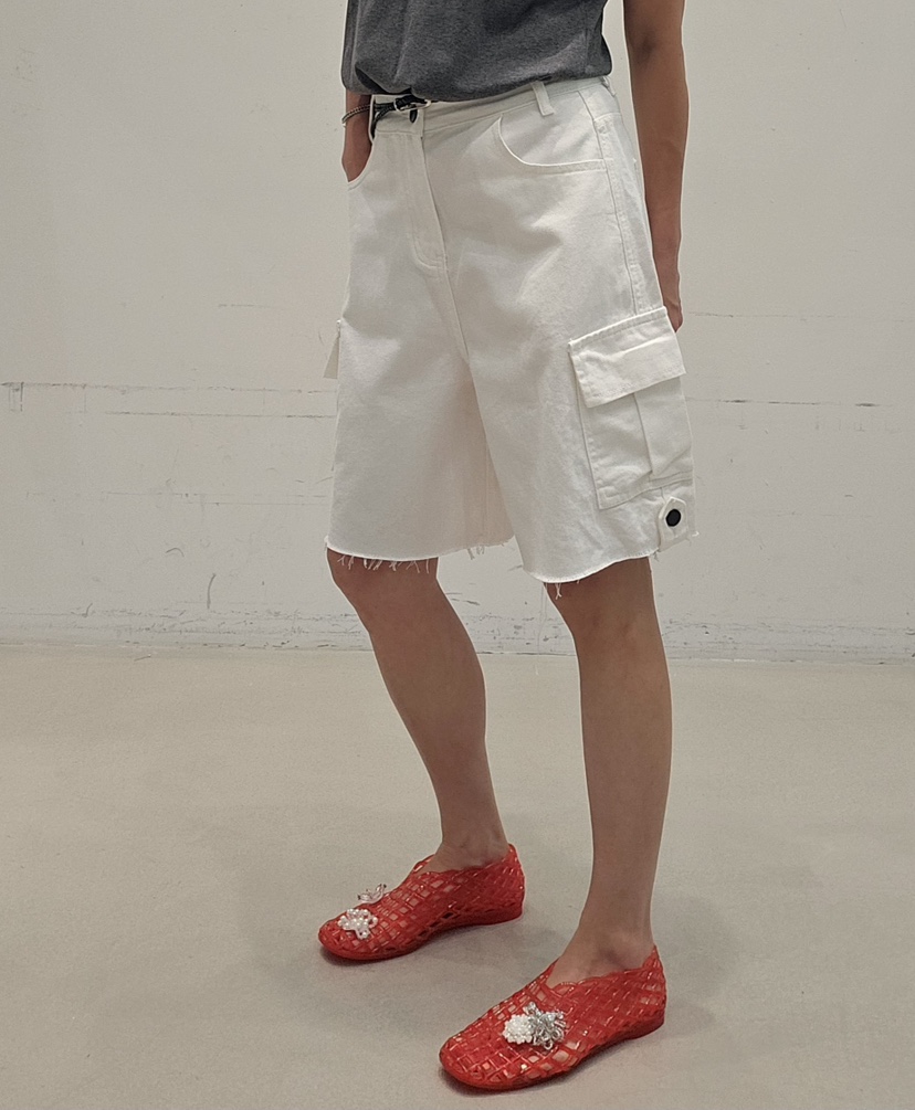 NEOUL韓國東大門直郵女士新款時尚休閑熱賣人氣短褲不含腰帶NEOUL/ahin雙領標簽短褲