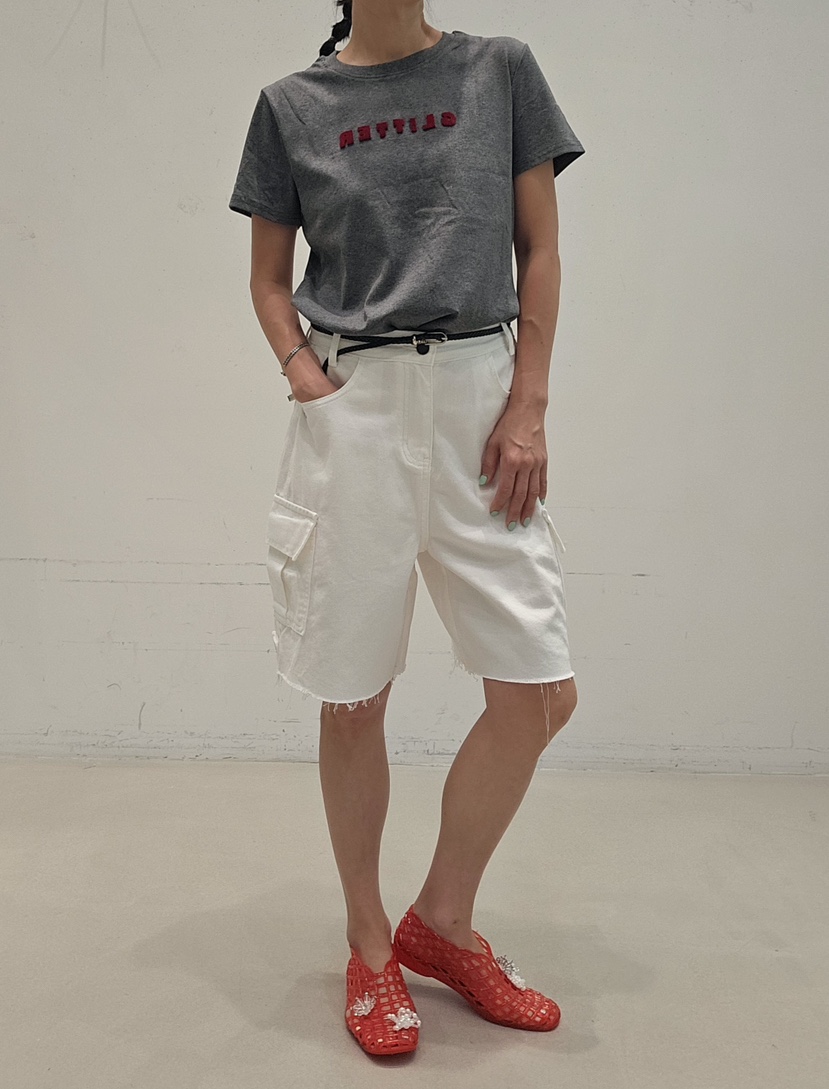 NEOUL韓國東大門直郵女士新款時尚休閑熱賣人氣短褲不含腰帶NEOUL/ahin雙領標簽短褲