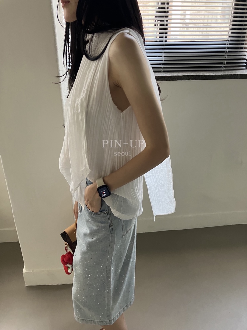 PIN-UP韓國直郵女裝新品休閑時尚26夏季熱賣推薦吊帶背心PIN-UP吊帶/背心