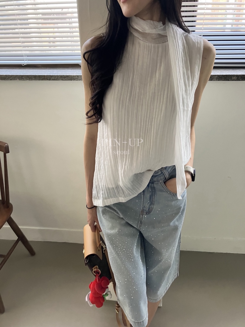 PIN-UP韓國直郵女裝新品休閑時尚26夏季熱賣推薦吊帶背心PIN-UP吊帶/背心圖色2