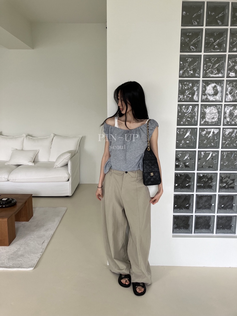 PIN-UP東大門實拍韓國女士新品休閑熱賣時尚推薦人氣休閑褲PIN-UP休閑褲
