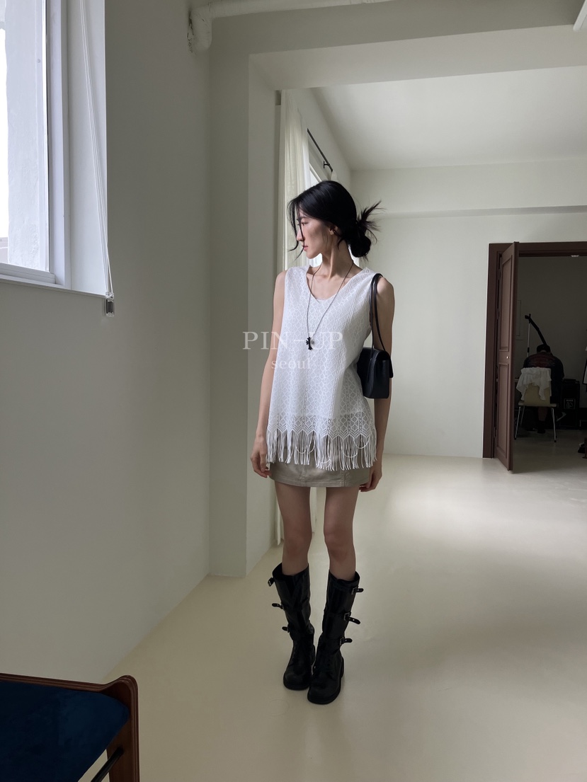 PIN-UP韓國代購女士新款推薦休閑人氣26夏季時尚吊帶背心PIN-UP吊帶/背心